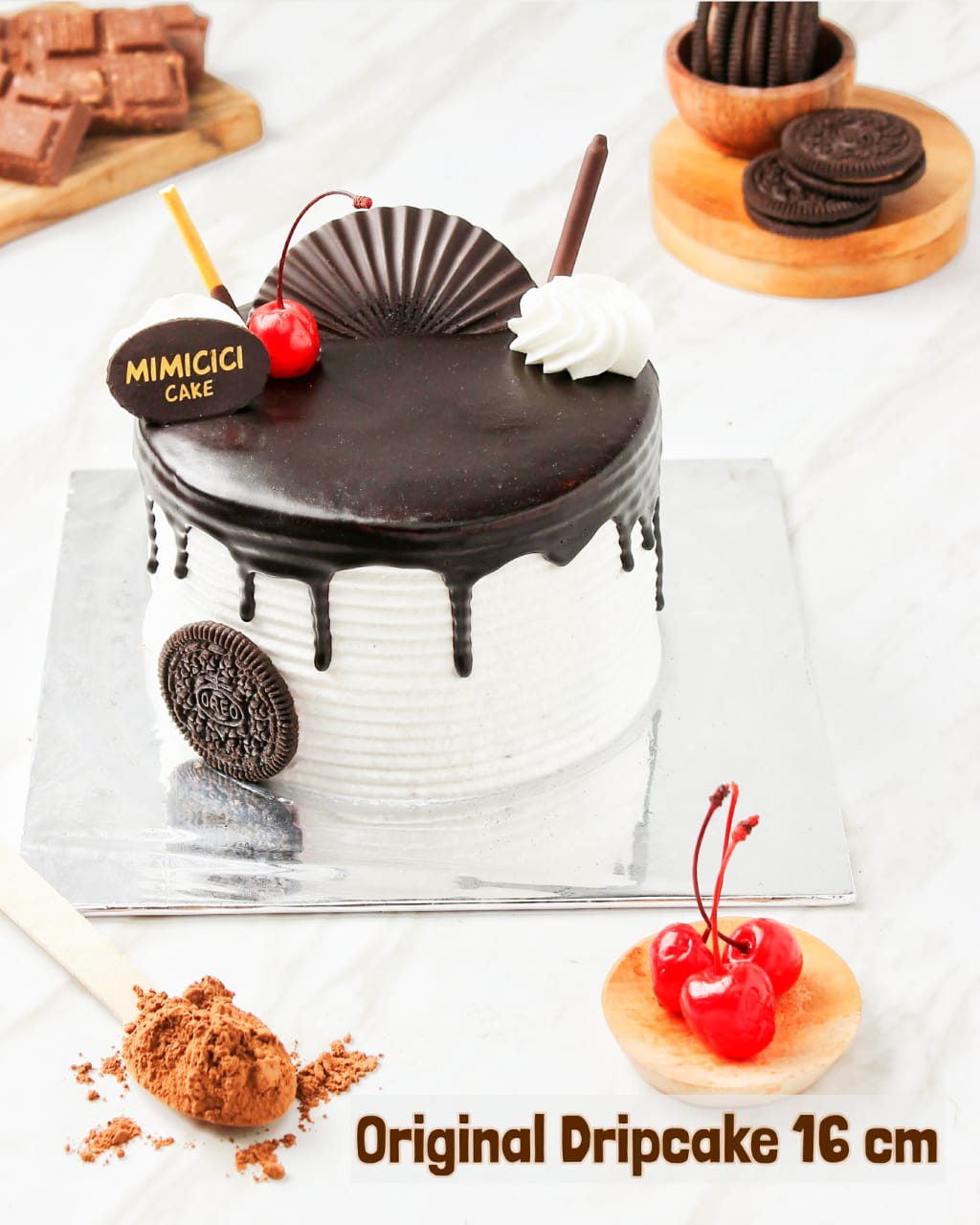 Kue Ulang Tahun 16cm Original  Drip Cake